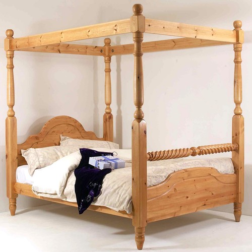 Classic solid pine - solid, bed