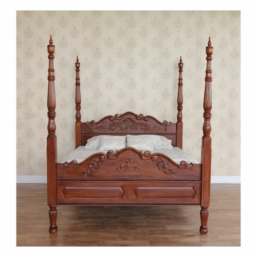 Four poster bed frame - bed, |
