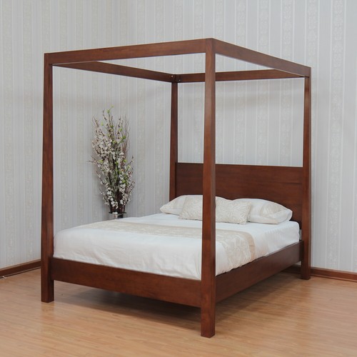 Shaker four poster bed solid - shaker,