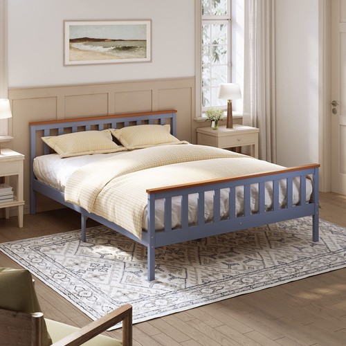 Elegant king solid - solid, bed