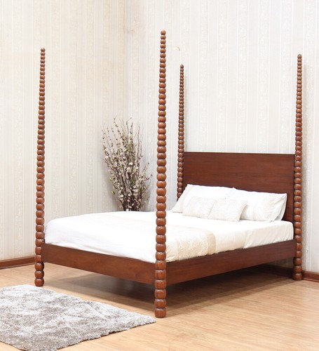 Bobbin four poster bed frame - poster,
