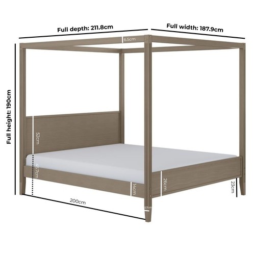 Super king four poster - super,