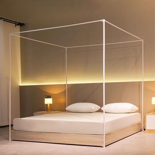 Super king canopy bed - king, frame